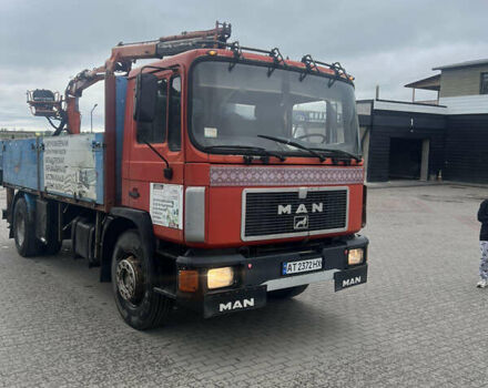 Красный МАН 12.163, объемом двигателя 6 л и пробегом 480 тыс. км за 15500 $, фото 2 на Automoto.ua