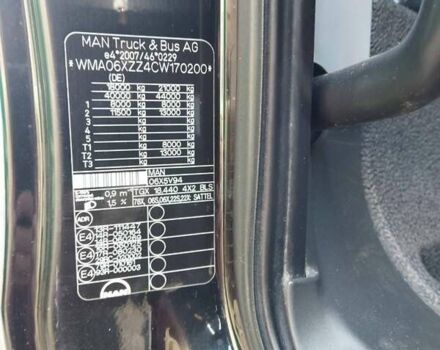 Черный МАН 18.440, объемом двигателя 10.5 л и пробегом 960 тыс. км за 19000 $, фото 11 на Automoto.ua
