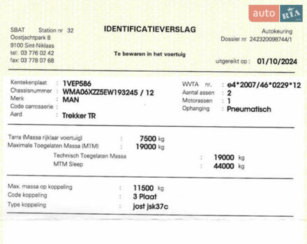 Синій МАН 18.440, об'ємом двигуна 0 л та пробігом 503 тис. км за 20999 $, фото 25 на Automoto.ua