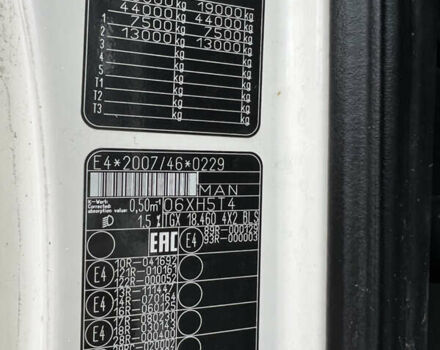 Білий МАН 18.463, об'ємом двигуна 12.5 л та пробігом 637 тис. км за 31399 $, фото 16 на Automoto.ua