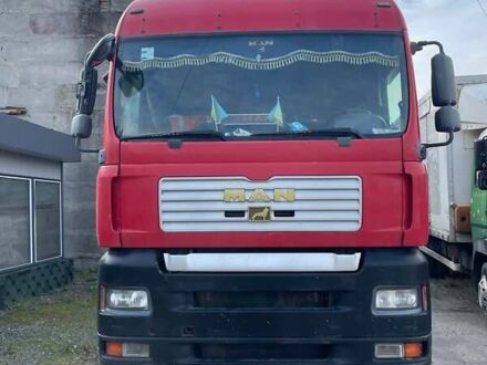 Красный МАН 18.480, объемом двигателя 12.8 л и пробегом 1000 тыс. км за 8000 $, фото 1 на Automoto.ua