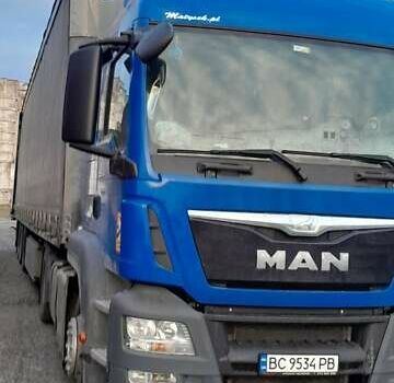 Синий МАН 18.480, объемом двигателя 12 л и пробегом 650 тыс. км за 15000 $, фото 1 на Automoto.ua
