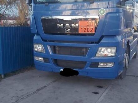 Синий МАН 18.480, объемом двигателя 12.4 л и пробегом 820 тыс. км за 50000 $, фото 1 на Automoto.ua