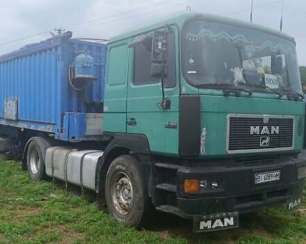 Зеленый МАН 19.463, объемом двигателя 12.8 л и пробегом 264 тыс. км за 8500 $, фото 5 на Automoto.ua