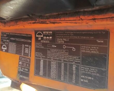 Жовтий МАН 23.414, об'ємом двигуна 11.97 л та пробігом 790 тис. км за 9500 $, фото 3 на Automoto.ua