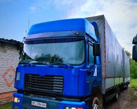 Синий МАН 23.414, объемом двигателя 11.97 л и пробегом 1000 тыс. км за 11500 $, фото 1 на Automoto.ua