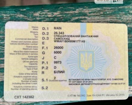 МАН 26.343, об'ємом двигуна 0 л та пробігом 590 тис. км за 24000 $, фото 3 на Automoto.ua