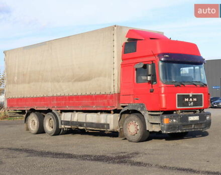 Красный МАН 26.403, объемом двигателя 12 л и пробегом 437 тыс. км за 15500 $, фото 1 на Automoto.ua