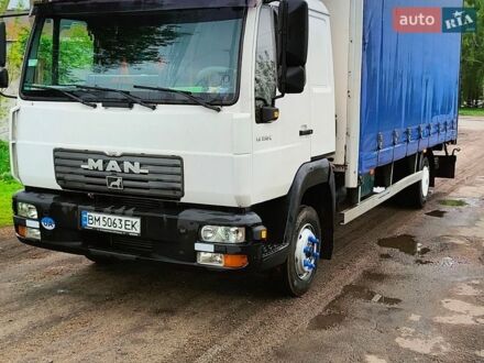 Белый МАН 8.145, объемом двигателя 4.6 л и пробегом 700 тыс. км за 9500 $, фото 1 на Automoto.ua