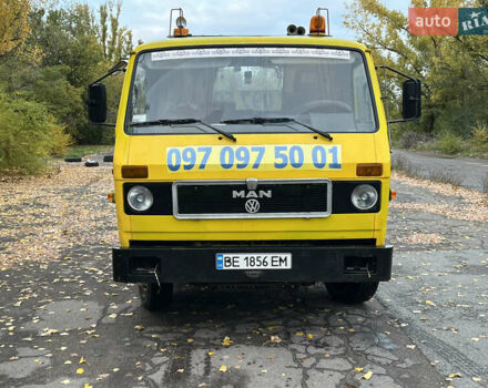 Желтый МАН 8.150 груз., объемом двигателя 5.6 л и пробегом 500 тыс. км за 10000 $, фото 1 на Automoto.ua