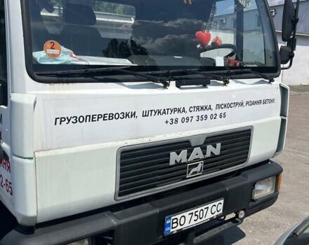 Белый МАН 8.163, объемом двигателя 4.6 л и пробегом 336 тыс. км за 16300 $, фото 2 на Automoto.ua