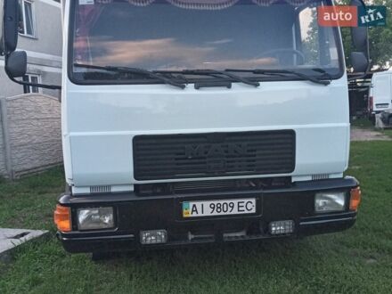 Белый МАН 8.163, объемом двигателя 4 л и пробегом 500 тыс. км за 17000 $, фото 1 на Automoto.ua
