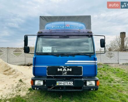 Синий МАН 8.224, объемом двигателя 6.87 л и пробегом 400 тыс. км за 12300 $, фото 1 на Automoto.ua