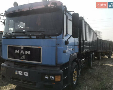 Синий МАН Ф 2000, объемом двигателя 12 л и пробегом 400 тыс. км за 13000 $, фото 3 на Automoto.ua