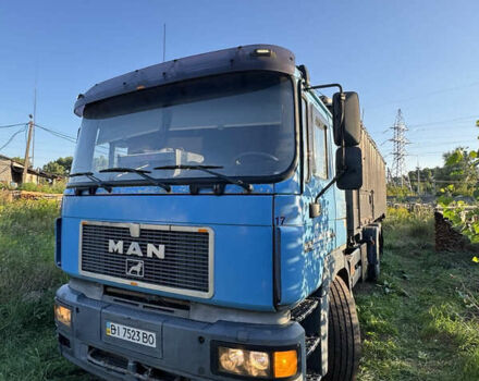 Синий МАН Ф 2000, объемом двигателя 12 л и пробегом 400 тыс. км за 13000 $, фото 1 на Automoto.ua