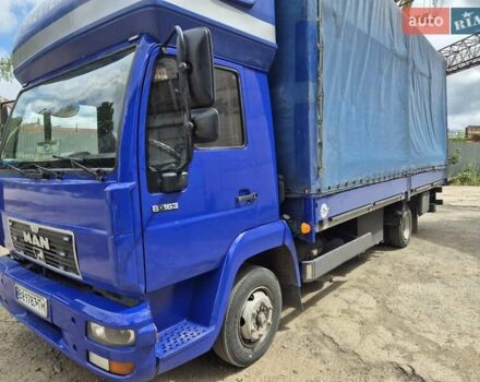 Синий МАН Л 2000, объемом двигателя 4.6 л и пробегом 374 тыс. км за 10500 $, фото 1 на Automoto.ua
