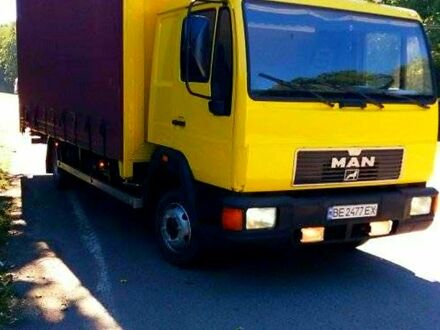 Желтый МАН Л, объемом двигателя 4.6 л и пробегом 700 тыс. км за 14200 $, фото 1 на Automoto.ua