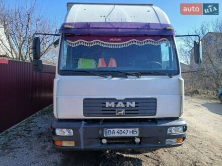 Белый МАН ЛE 8.150, объемом двигателя 4.58 л и пробегом 914 тыс. км за 17000 $, фото 1 на Automoto.ua