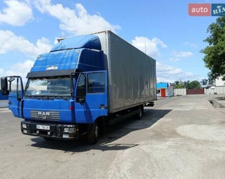 Синий МАН ЛЕ 8.180, объемом двигателя 6.87 л и пробегом 630 тыс. км за 13000 $, фото 6 на Automoto.ua