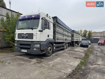 Белый МАН ТГА, объемом двигателя 10.52 л и пробегом 750 тыс. км за 16000 $, фото 1 на Automoto.ua