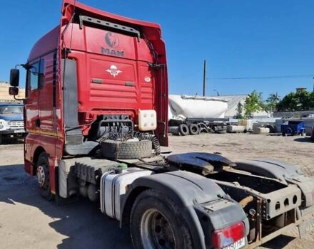Красный МАН ТГА, объемом двигателя 12.82 л и пробегом 950 тыс. км за 9500 $, фото 3 на Automoto.ua