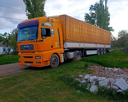 Желтый МАН ТГА, объемом двигателя 12.8 л и пробегом 2000 тыс. км за 8000 $, фото 1 на Automoto.ua