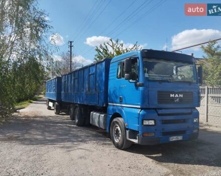 Синий МАН ТГА, объемом двигателя 11.97 л и пробегом 999 тыс. км за 18000 $, фото 1 на Automoto.ua
