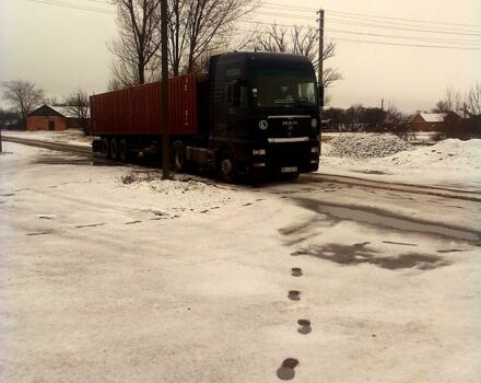 Синий МАН ТГА, объемом двигателя 12 л и пробегом 980 тыс. км за 9000 $, фото 1 на Automoto.ua