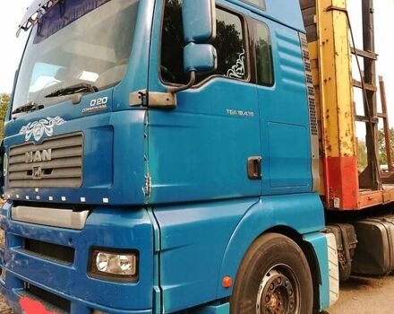 Синий МАН ТГА, объемом двигателя 10.52 л и пробегом 300 тыс. км за 10000 $, фото 1 на Automoto.ua