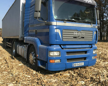 Синий МАН ТГА, объемом двигателя 10.5 л и пробегом 208 тыс. км за 14500 $, фото 6 на Automoto.ua