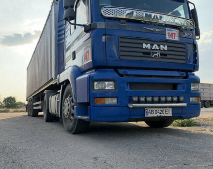 Синий МАН ТГА, объемом двигателя 10.5 л и пробегом 208 тыс. км за 14500 $, фото 8 на Automoto.ua