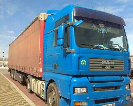 Синий МАН ТГА, объемом двигателя 10.5 л и пробегом 610 тыс. км за 16000 $, фото 1 на Automoto.ua