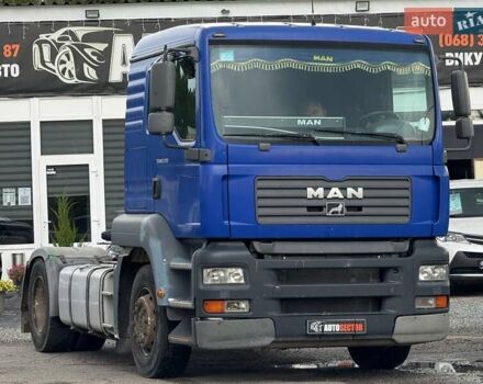 Синий МАН ТГА, объемом двигателя 10.52 л и пробегом 450 тыс. км за 8800 $, фото 3 на Automoto.ua