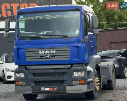 Синий МАН ТГА, объемом двигателя 10.52 л и пробегом 450 тыс. км за 8800 $, фото 1 на Automoto.ua