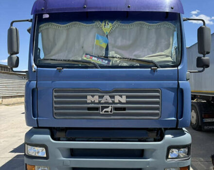 Синий МАН ТГА, объемом двигателя 12 л и пробегом 300 тыс. км за 14000 $, фото 1 на Automoto.ua