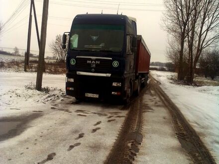 Синий МАН ТГА, объемом двигателя 12 л и пробегом 980 тыс. км за 9000 $, фото 1 на Automoto.ua