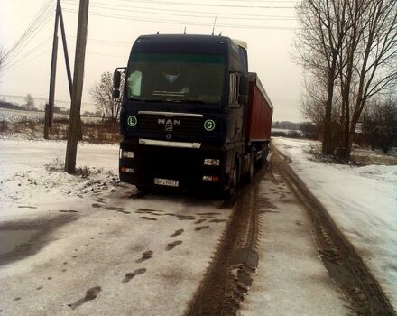 Синий МАН ТГА, объемом двигателя 12 л и пробегом 980 тыс. км за 9000 $, фото 1 на Automoto.ua