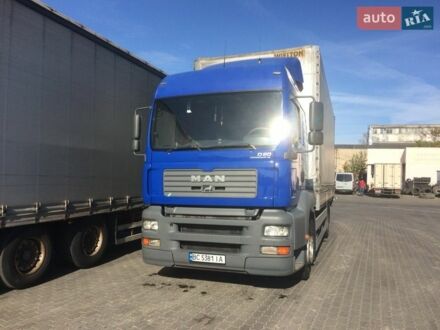 Синий МАН ТГА, объемом двигателя 0 л и пробегом 800 тыс. км за 15300 $, фото 1 на Automoto.ua