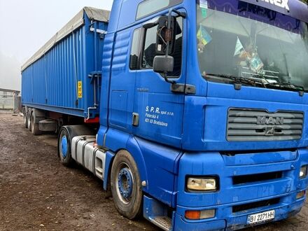 Синій МАН TGA, об'ємом двигуна 11 л та пробігом 350 тис. км за 7800 $, фото 1 на Automoto.ua