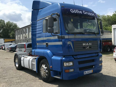 Синий МАН ТГА, объемом двигателя 10.5 л и пробегом 208 тыс. км за 14500 $, фото 1 на Automoto.ua