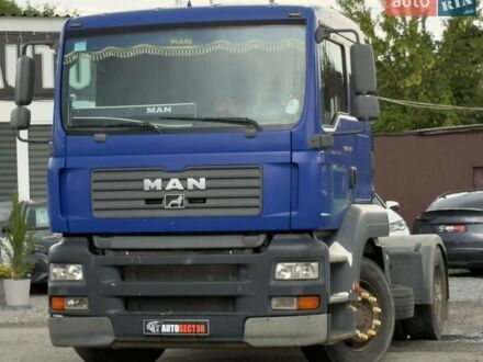 Синий МАН ТГА, объемом двигателя 10.52 л и пробегом 450 тыс. км за 8800 $, фото 1 на Automoto.ua