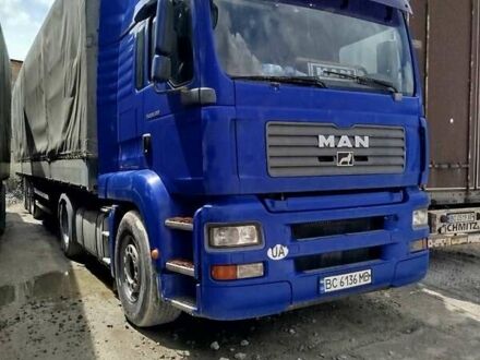 МАН ТГА 2008 в Львове на Automoto.ua Синий МАН ТГА, объемом двигателя 10.5 л и пробегом 1 тыс. км за 7500 $, фото 1 на Automoto.ua