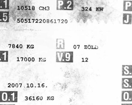 МАН ТГА 2007 в Хусте на Automoto.ua Зеленый МАН ТГА, объемом двигателя 10.5 л и пробегом 1 тыс. км за 10650 $, фото 63 на Automoto.ua