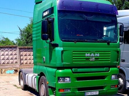 Зеленый МАН ТГА, объемом двигателя 12.8 л и пробегом 998 тыс. км за 6400 $, фото 1 на Automoto.ua