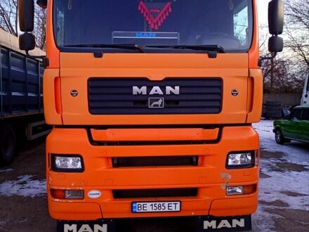 Оранжевый МАН ТГА, объемом двигателя 11.9 л и пробегом 596 тыс. км за 8000 $, фото 1 на Automoto.ua