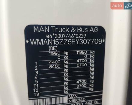 Білий МАН TGL, об'ємом двигуна 4.6 л та пробігом 470 тис. км за 32900 $, фото 8 на Automoto.ua