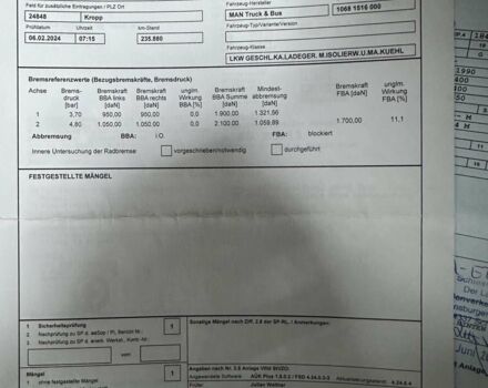 Белый МАН ТГЛ, объемом двигателя 6.8 л и пробегом 265 тыс. км за 45800 $, фото 39 на Automoto.ua