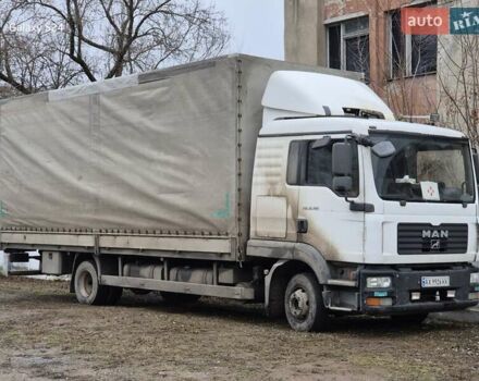 Белый МАН ТГЛ, объемом двигателя 4.58 л и пробегом 848 тыс. км за 13800 $, фото 1 на Automoto.ua
