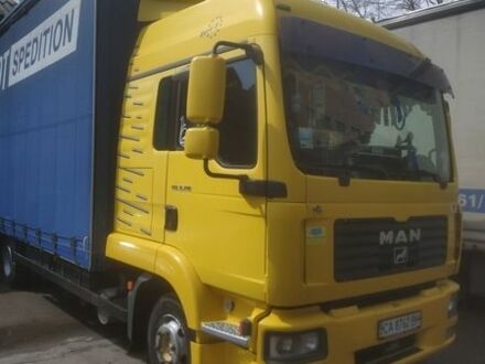 Желтый МАН ТГЛ, объемом двигателя 4.58 л и пробегом 781 тыс. км за 20000 $, фото 1 на Automoto.ua