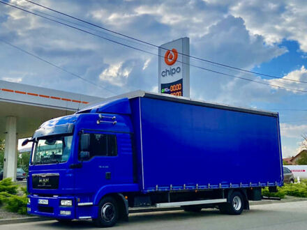 Синий МАН ТГЛ, объемом двигателя 4.58 л и пробегом 645 тыс. км за 26500 $, фото 1 на Automoto.ua